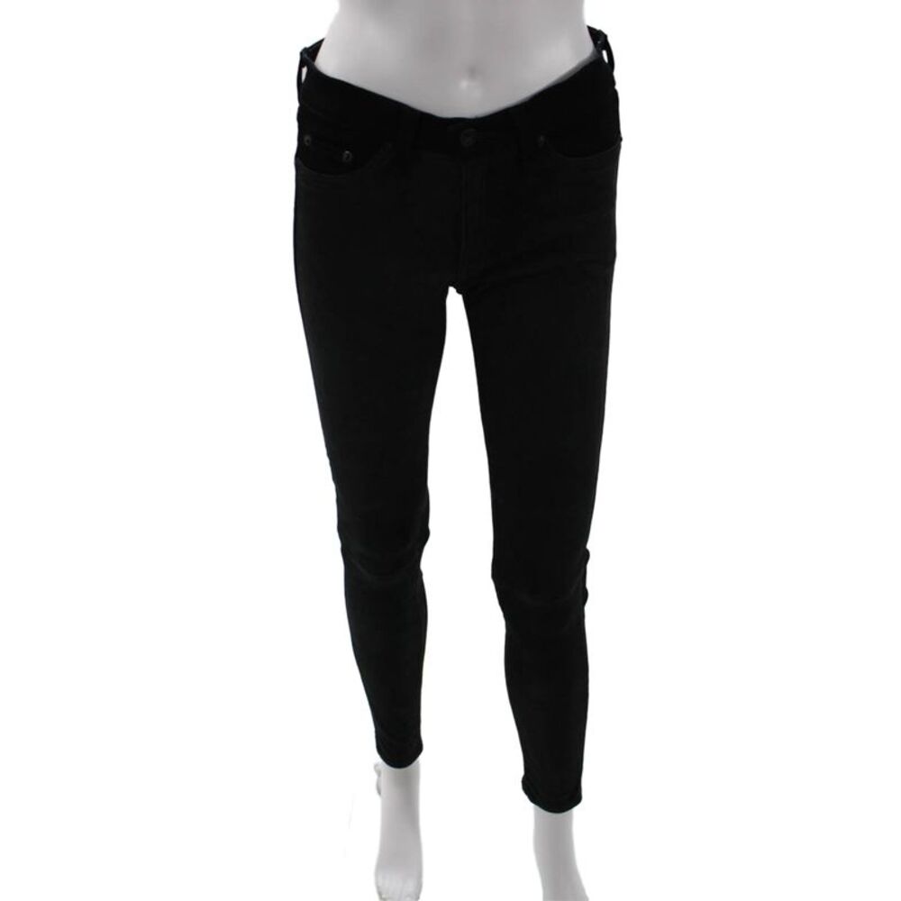 Rag & Bone Jean Womens Skinny Ankle Jeans Black Size 27